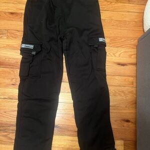 Black Cargo Sweatpants